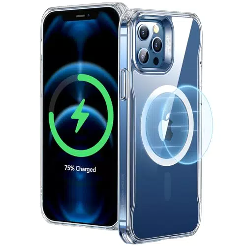 ESR iPhone 13 und 14 Hülle, MagSafe kompatibel, Hybrid Magnet Case mit HaloLock