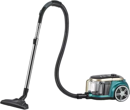 Eureka Apollo Staubsauger Beutellos mit Single Cyclone System, 800W Motor