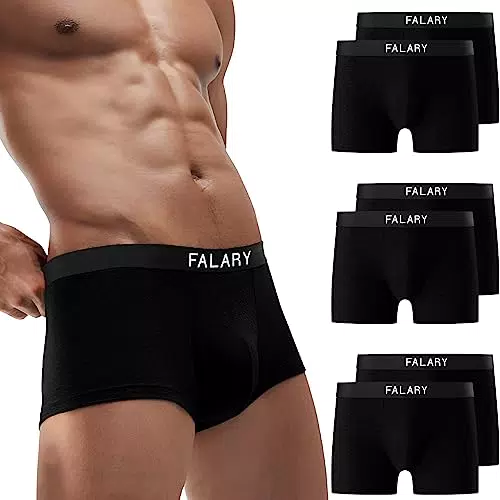 FALARY Boxershorts Herren Baumwolle Retroshorts ohne kratzenden Zettel