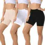 FALARY Damen Leggings Kurz – Sicherheit Shorts Unterrock Radlerhose