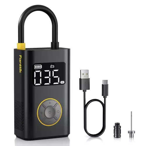 Fanttik X9 Pro Elektrische Luftpumpe mit 10,3 BAR für Fahrrad, Auto und Motorrad
