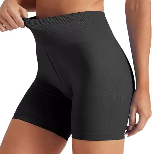 Friptspyg Damen Sporthose High Waist - Nahtlose Yoga Shorts für Workout