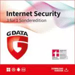 G DATA Internet Security 2024 für 3 Geräte | 1 Jahr Schutz | PC, Mac, Android, iOS | Aktivierungscode per Email