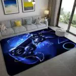 Gamer Controller Große Teppiche für Wohnzimmer Schlafzimmer Kinder Spielen Krabbelmatte Teenager Junge Graffiti Spielkonsole Teppiche rutschfeste Bodenmatte Fußmatten