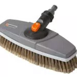 Gardena Waschbürste für Cleansystem – Reinigungsbürste für empfindliche Oberflächen
