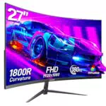 Gawfolk 27 Zoll Curved Gaming Monitor 165Hz Full HD 1080P mit FreeSync
