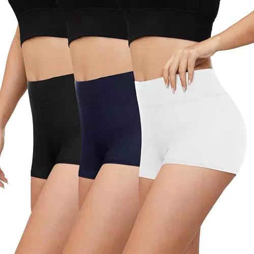 Gayhay Radlerhose Damen Kurz High Waist Leggings Sport Shorts