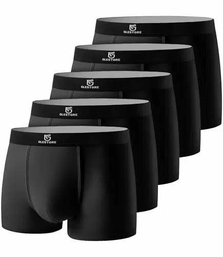 GLESTORE Boxershorts Herren Modal Unterwäsche Hipster Sport