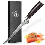 Golden Bird Filetiermesser für Fisch und Fleisch, 18 cm Ausbeinmesser Profi aus deutschem Edelstahl