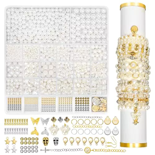 GREFIYAS Perlen Set für Armbänder – Schmuckset für Erwachsene