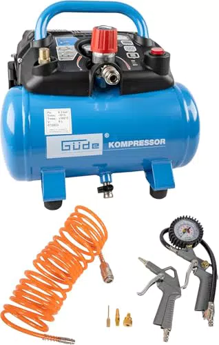 Güde Kompressor Airpower 190/08 – Ölfrei, max. Druck 8 bar, 1100 W, 145 l/min