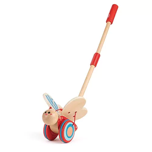 Hape Schiebetier Schmetterling mit beweglichen Flügeln aus Holz kaufen