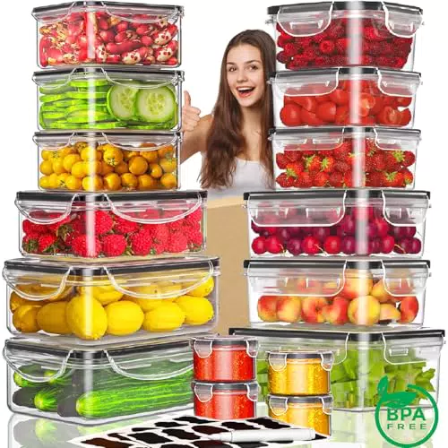 HELISAN Frischhaltedosen Set – Auslaufsicher & BPA-frei für die Küche