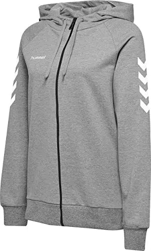 Hummel Damen Hmlgo Cotton Zip Hoodie Kapuzenpullover