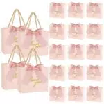 HUOMAQFAN 40PCS Stück Geschenktüte Papier mit Schleifen
