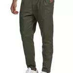 Indicode Herren Cunningham Stoffhose aus Baumwolle & Leinen