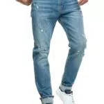 Indicode Herren INSmalinos Jeanshose aus Baumwolle mit 5 Taschen