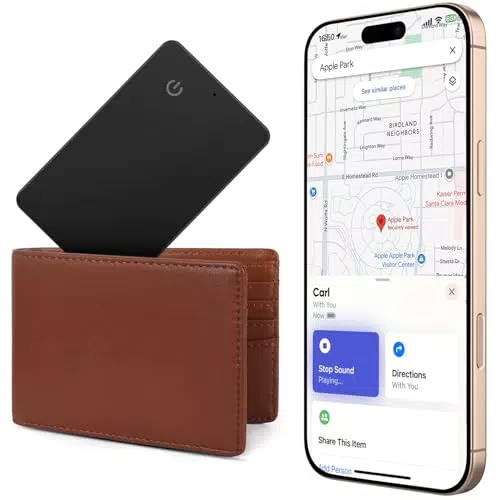 iVANKY Wallet Tracker Karte, aufladbarer dünner Wallet Finder