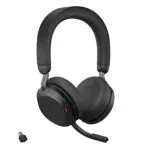 Jabra Evolve2 75 Wireless PC Headset mit 8-Mikrofon-Technologie - Dual-Foam-Stereo-Kopfhörer mit moderner aktiver Geräuschunterdrückung