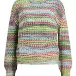 Jack & Jones Damen Jxsimone Space Dye Crew Neck Knit Noos Strickpullover
