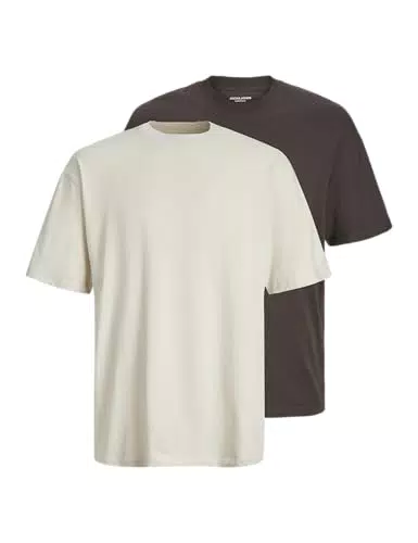JACK & JONES JJEBRADLEY T-Shirt Kurzarm O-Neck für Herren