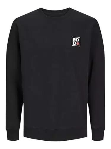 JACK & JONES Sweatshirt mit Rundhalsausschnitt - Herren Langarmshirt