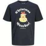 JACK&JONES Herren T-Shirt JJXMAS Funny Tee Kurzarm Crew Neck