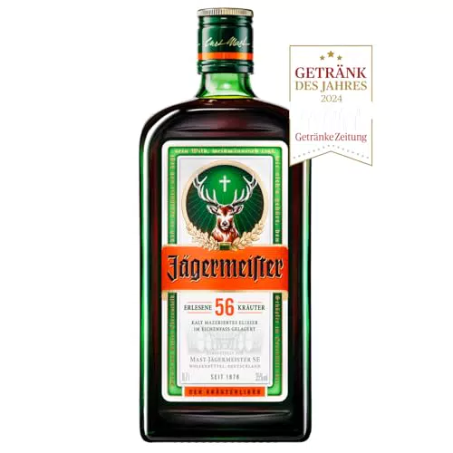 Jägermeister Premium Kräuterlikör – 56 erlesene Kräuter, original aus Wolfenbüttel