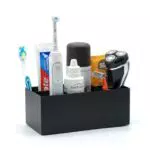 Jarvita Zahnbürstenhalter aus Edelstahl - Bad Organizer Box für Zahnbürsten