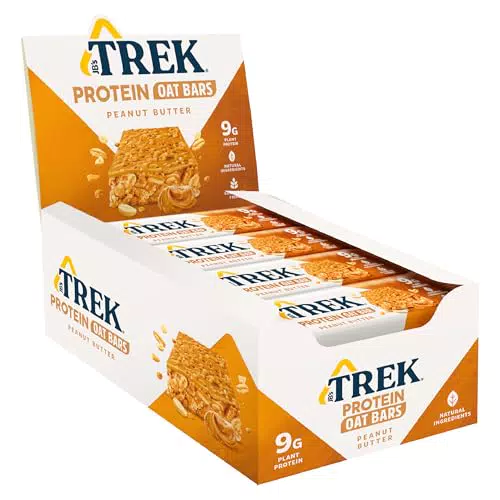 JB's TREK Protein Riegel mit Erdnussbutter, pflanzliches Protein, glutenfrei