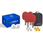 JOOLA Tischtennisbälle Training 40+ – Tischtennis-Set für Erwachsene