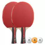 JOOLA Tischtennis Set Rosskopf mit 2 Tischtennisschlägern und 3 Bällen