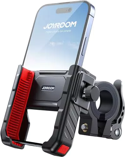JOYROOM Handyhalterung Fahrrad Motorrad Handyhalterung Universal Handyhalter für Fahrrad Lenker und Auch für iPhone 16/15/14