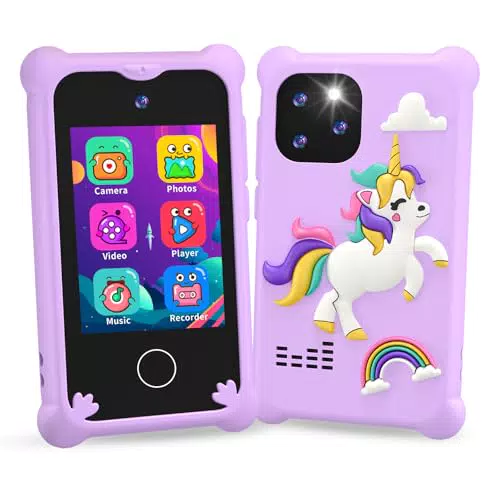 Kinder Smartphone 2,8” mit Musik, Spielen und Kamera für Kinder 3-8 Jahre