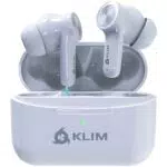KLIM Pods V2 - N24 - Bluetooth 5.3 Kopfhörer in Ear weiß - Hohe Klangqualität - ANC - Hervorragende Isolierung - Leichte und schnelle Kopplung - Lang anhaltende Batterie 24 h