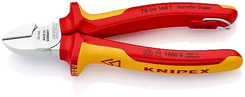 KNIPEX Seitenschneider isoliert mit Mehrkomponenten-Hüllen