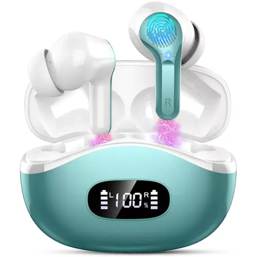 Kopfhörer Kabellos Bluetooth 5.4, Bluetooth Kopfhörer In Ear 2025 Kabellose Kopfhörer Tiefer Bass