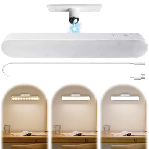 LED-Spiegelleuchte für Bad - Beleuchtung für Schminkspiegel, drehbar 360°