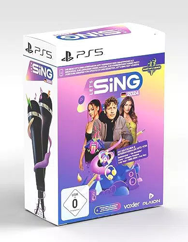 "Nintendo Switch - Let's Sing 2024 (Deutsche Version) mit 2 Mikrofonen"