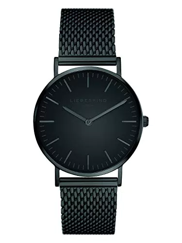 Liebeskind Damen Analog Quarz Armbanduhr mit Edelstahlarmband LT-0077-MQ