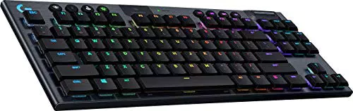 Logitech G915 TKL Tenkeyless Lightspeed RGB Mechanische Gaming-Tastatur für Laptop und PC