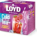 LOYD - Eistee Erdbeere & Himbeere - 12 Pyramidenbeutel