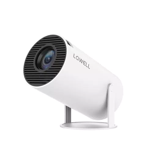 LQWELL HY300 PRO Mini Beamer, 4K 1080P Unterstützung