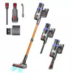 Lutranstra Akku Staubsauger 45000Pa, 550W, Kabellos mit Smart Display und Automatikmodus