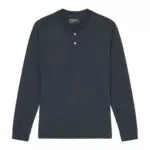 Marc O'Polo Herren Langarmshirt aus Bio-Baumwolle Basic