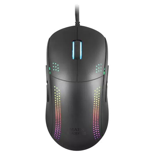 Mars Gaming MMAX Maus mit RGB-Beleuchtung und ultraleichtem Design