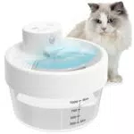MASBRILL Wasserbrunnen für Katzen und Hunde mit Bewegungsmelder, kabellos