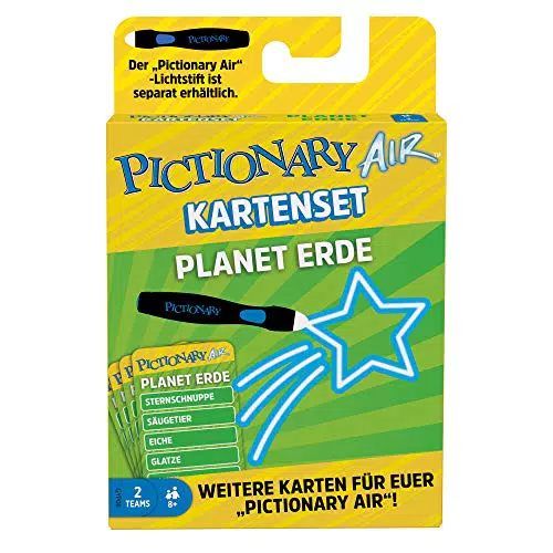 Mattel Games Pictionary Air Erweiterungskartenset Planet Erde für die Familie