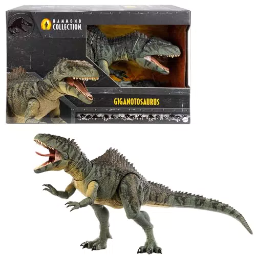 Mattel Jurassic World Hammond-Sammlung Giganotosaurus Dinosaurierfigur
