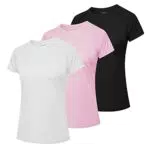 MEETWEE Damen Surf Shirt Rash Guard UV Schutz 50+ Badeshirt Kurzarm